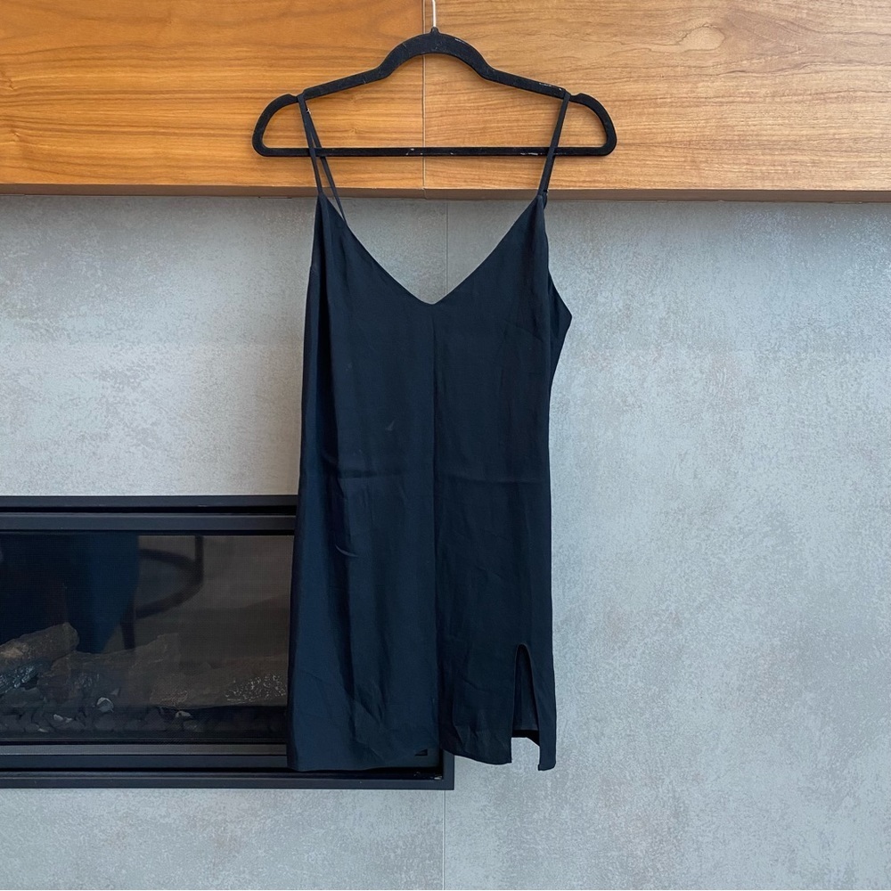 Reformation Black Mini Dress, Size S